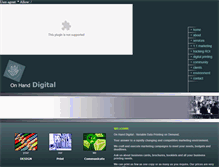 Tablet Screenshot of onhanddigital.com